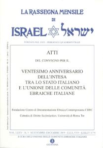 La Rassegna Mensile di Israele LXXV 3